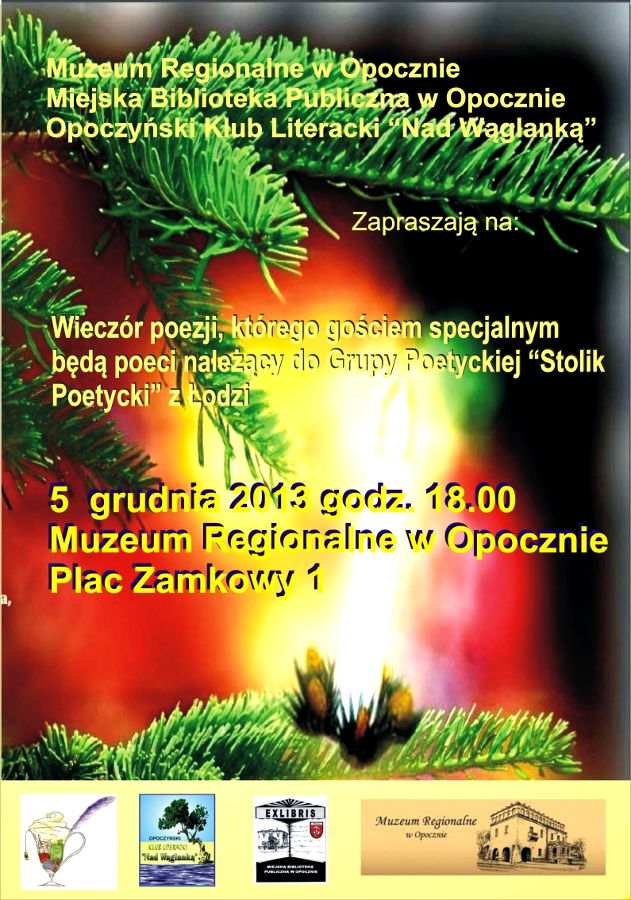 Wieczór poetycki w muzeum