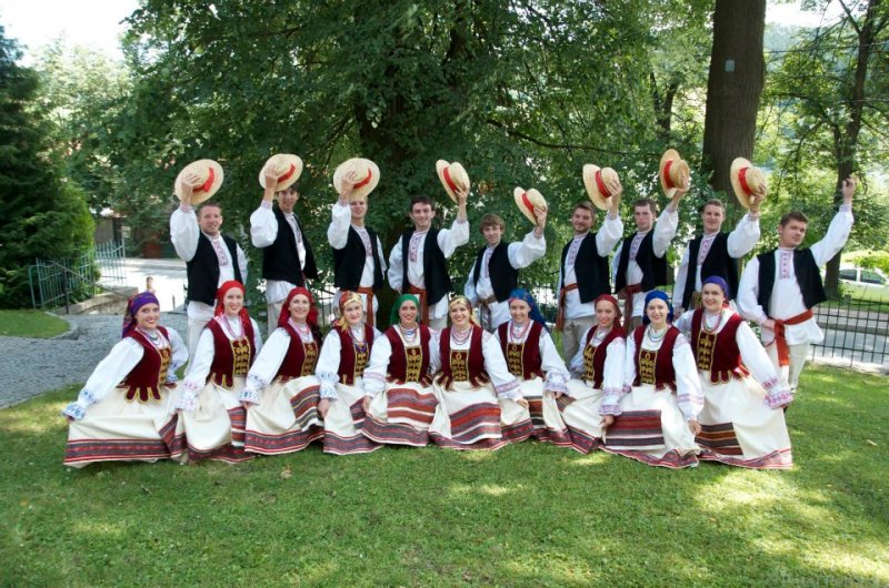 Występ zespołu folklorystycznego „Lajkonik”