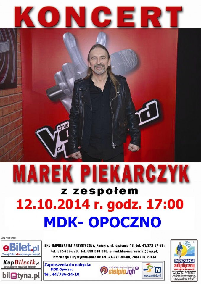 Koncert Marka Piekarczyka